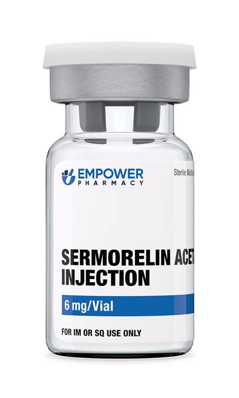 sermorelin|Sermorelin (Injection Route) Description and Brand Names.